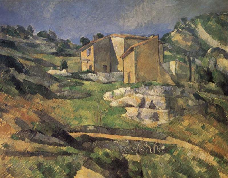 Paul Cezanne Maisons a L-Estaque Norge oil painting art